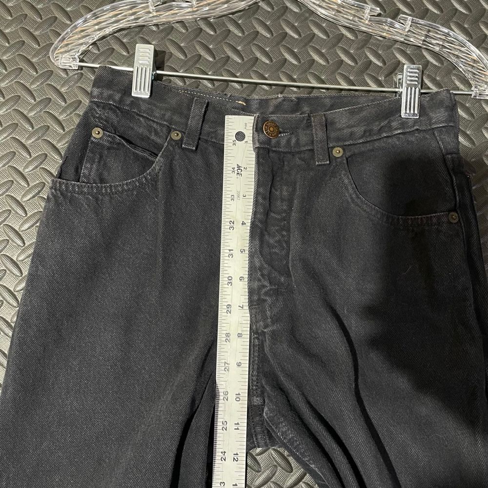 Vintage Calvin Klein Black Made‎ In USA Casual High Rise  Denim Jeans Size 8 - Picture 6 of 8